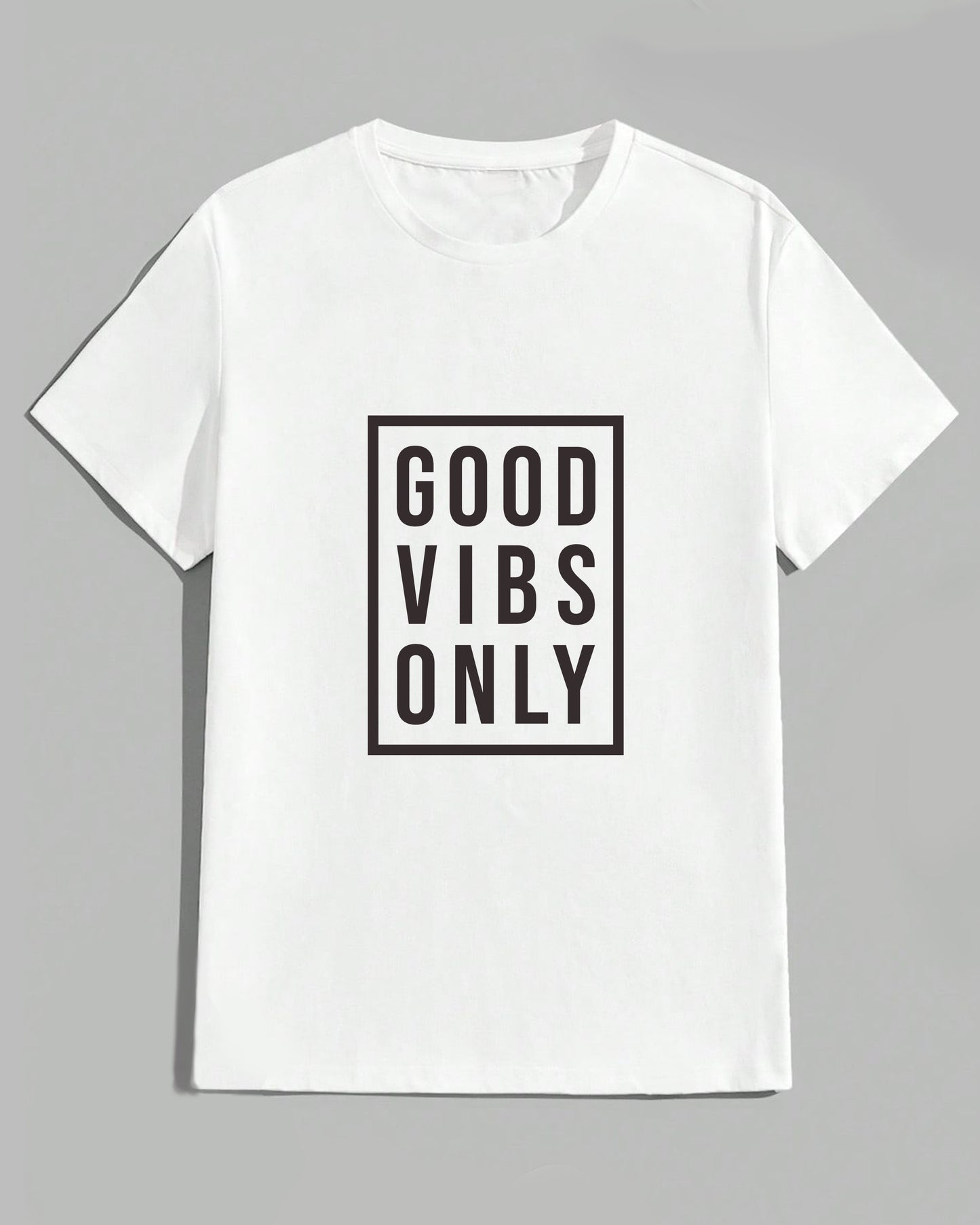 Good Vibes- Unisex basic White T-shirt (Indian Sketcherman Printed Tshirt)