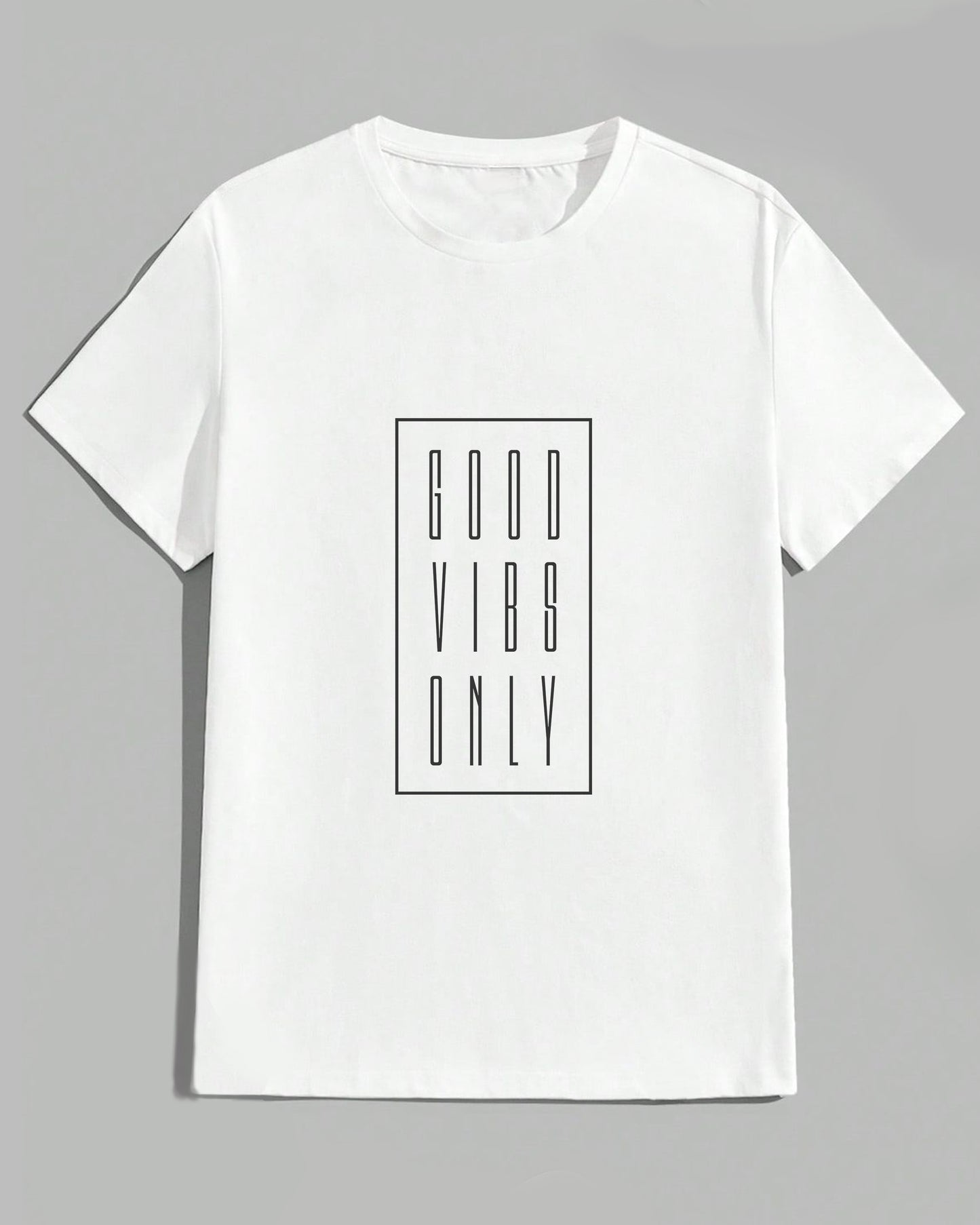 Good Vibes- Unisex basic White T-shirt (Indian Sketcherman Printed Tshirt)