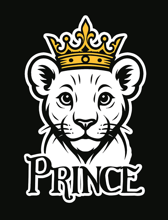 Prince (Son)- Boy's Crew Neck T-Shirt (Graphic Printed)