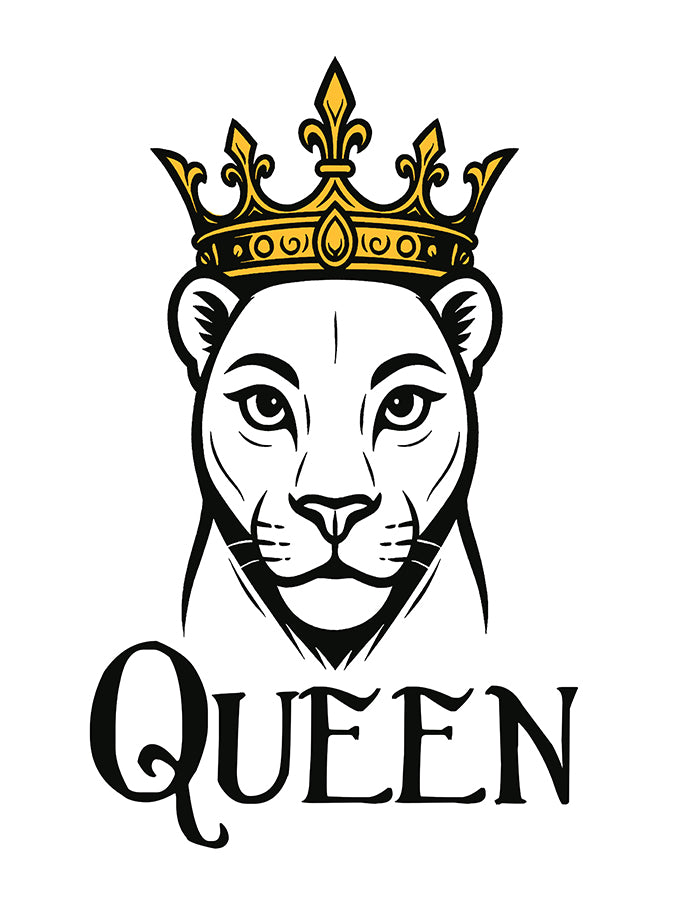 Queen (Mom)- Unisex Basic T-Shirt (Graphic Printed)