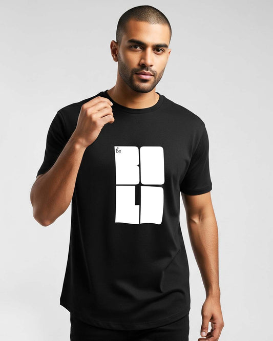Be Bold- Unisex basic Black T-shirt (Graphic printed)