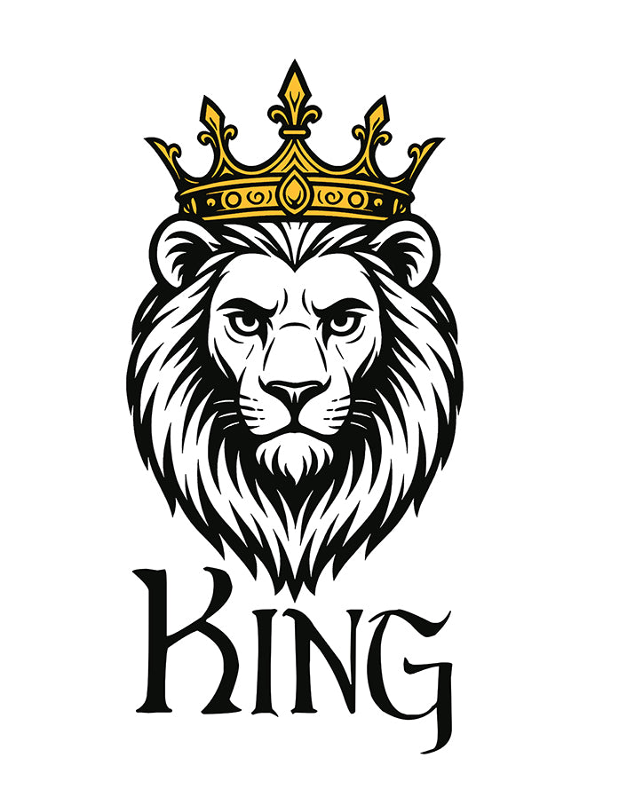 King(Dad)- Unisex Basic T-Shirt (Graphic Printed)
