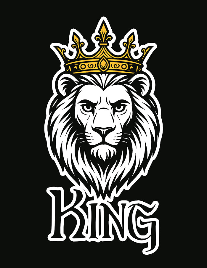 King (Dad)- Unisex Basic T-Shirt (Graphic Printed)
