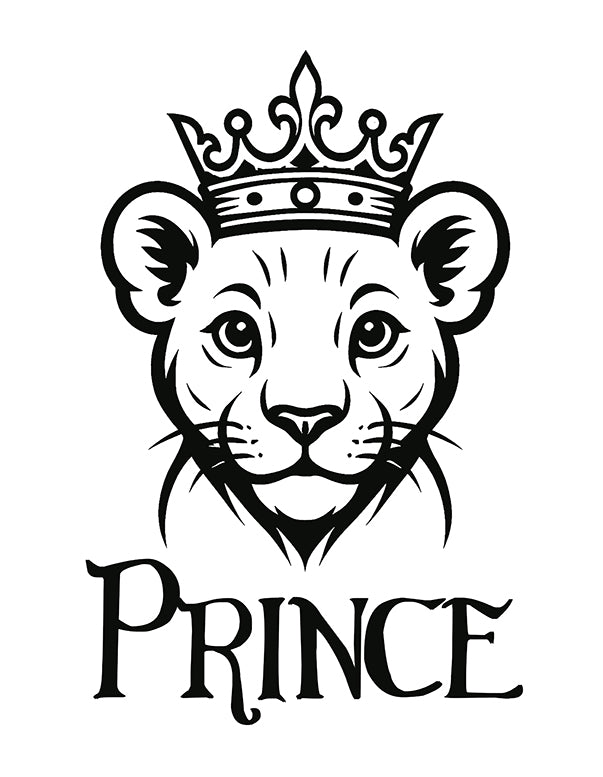 Prince (Son)- Boy's Crew Neck T-Shirt (Graphic Printed)