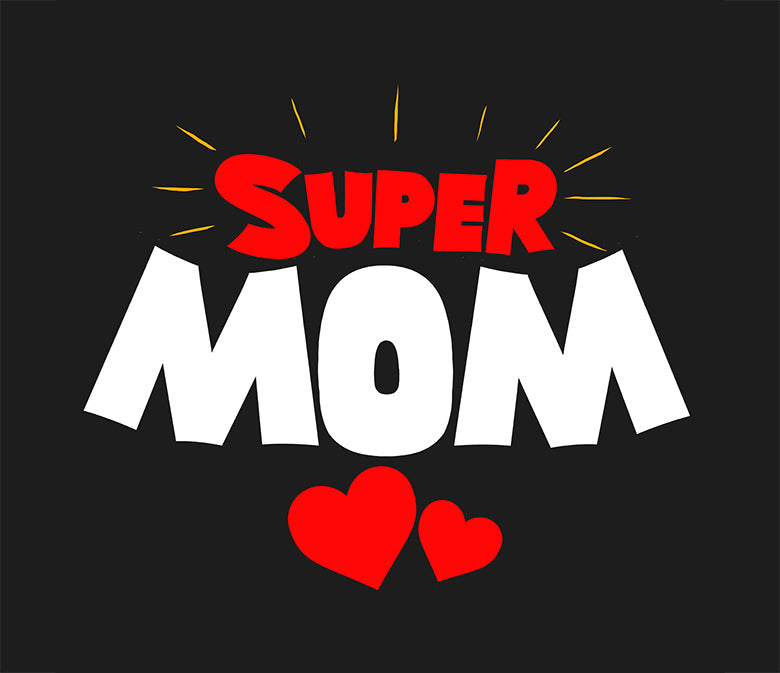 Super Mom- Unisex Basic T-Shirt (Graphic Printed)